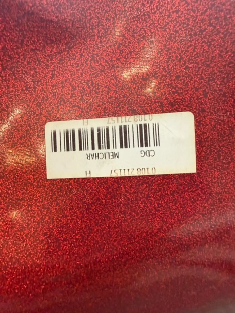Vintage Chrome x Schwinn Red Glitter Messenger Bag USA Bike Courier Rare
